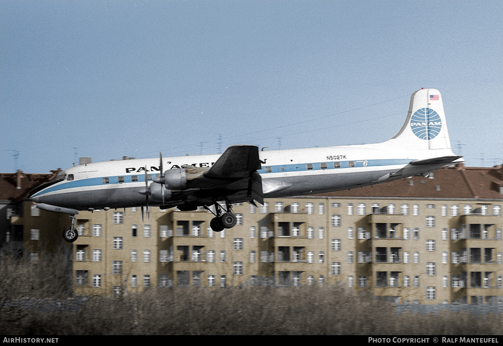 Aircraft Photo of N5027K | Douglas DC-6B | Pan American World Airways - Pan Am | AirHistory.net #455472