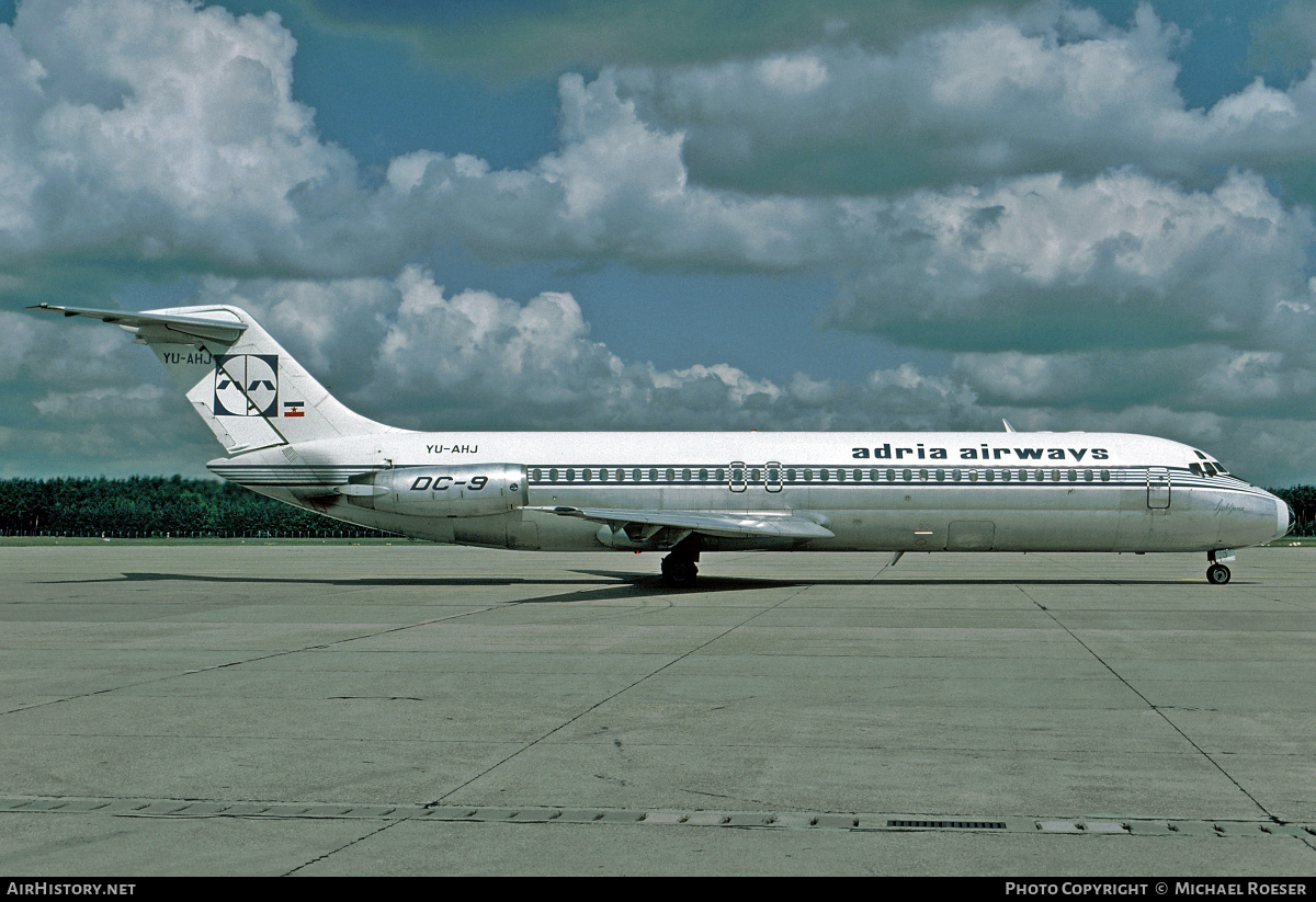Aircraft Photo of YU-AHJ | McDonnell Douglas DC-9-32 | Adria Airways | AirHistory.net #455481