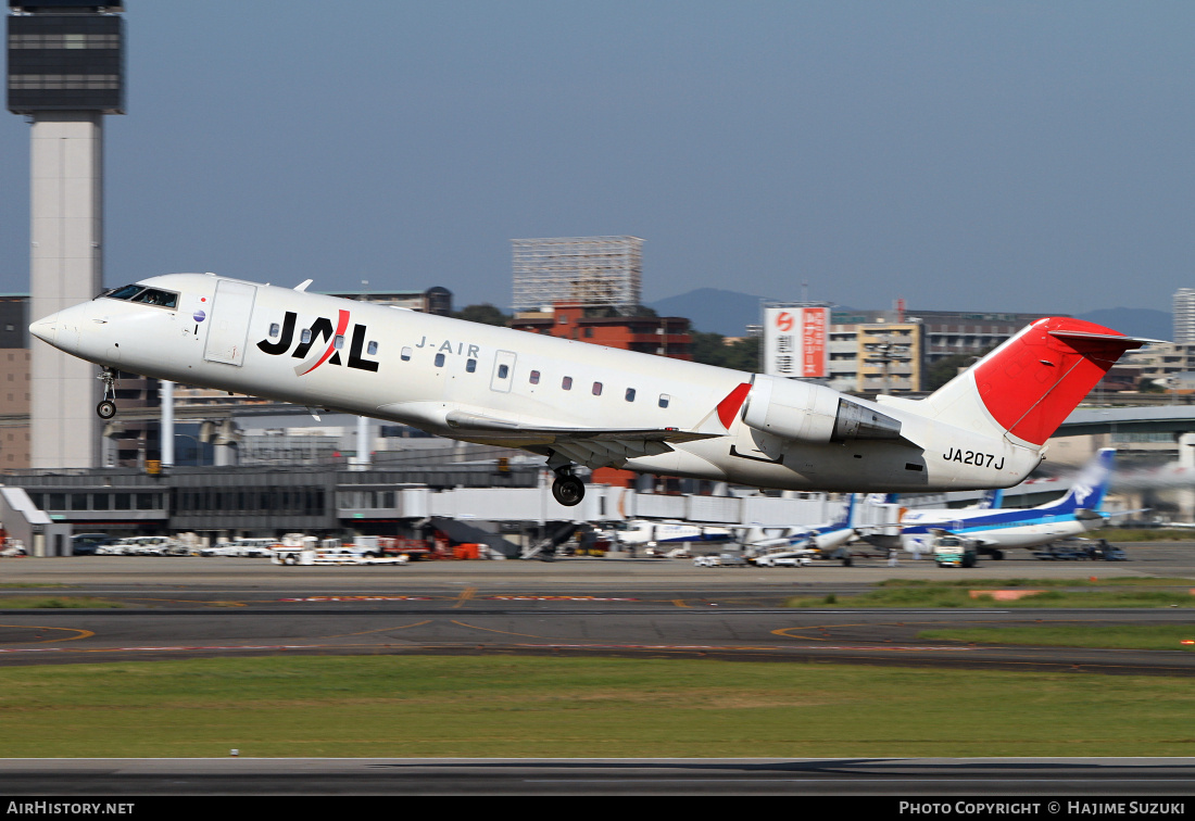 Aircraft Photo of JA207J | Bombardier CRJ-200ER (CL-600-2B19) | Japan Airlines - JAL | AirHistory.net #455498