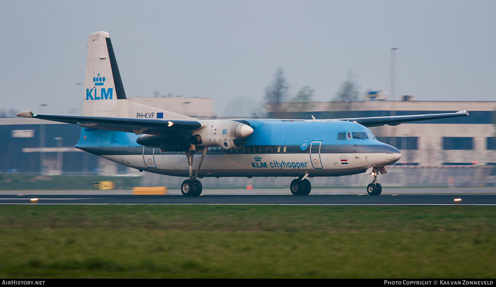 Aircraft Photo of PH-KVF | Fokker 50 | KLM Cityhopper | AirHistory.net #455502