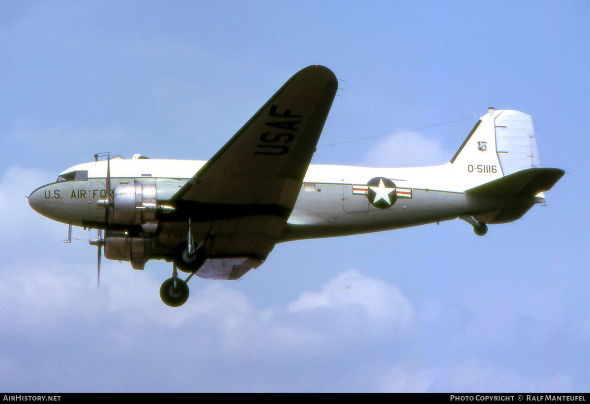 Aircraft Photo of 45-1116 / 0-51116 | Douglas C-47D Skytrain | USA - Air Force | AirHistory.net #455512