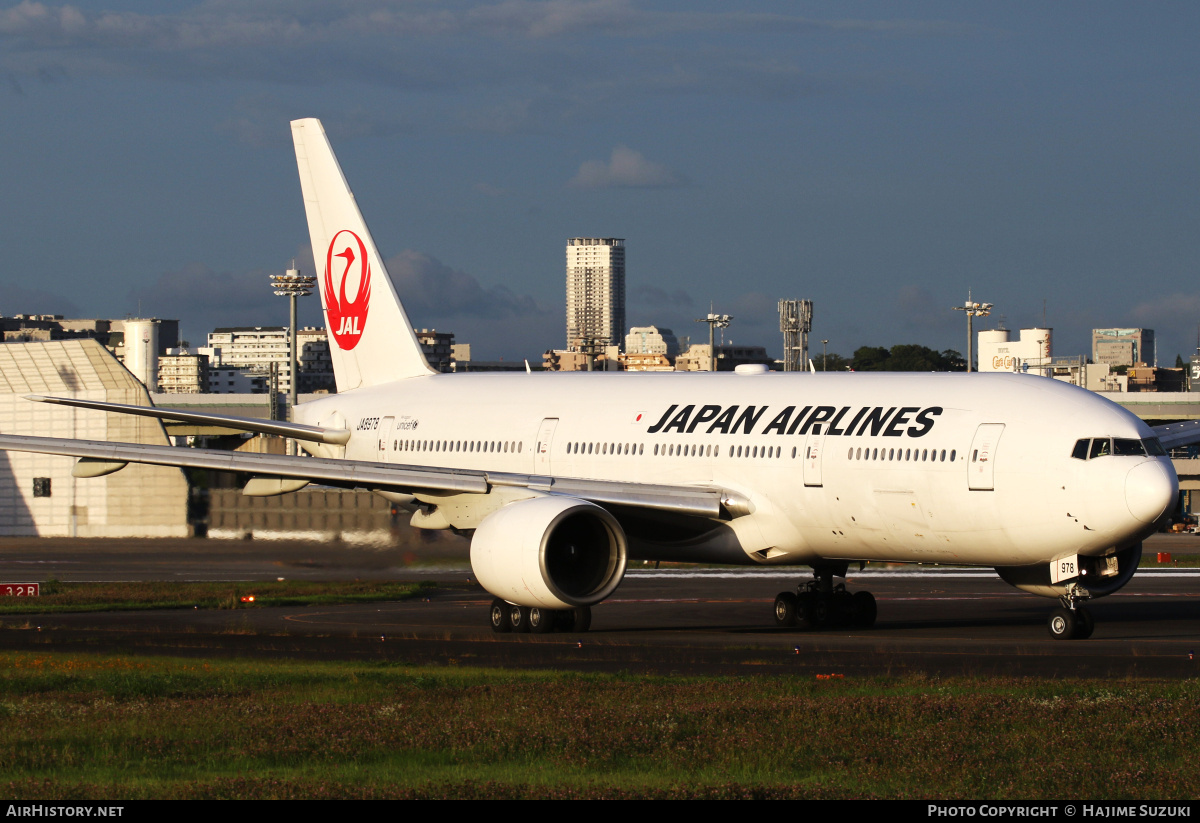 Aircraft Photo of JA8978 | Boeing 777-289 | Japan Airlines - JAL | AirHistory.net #455518