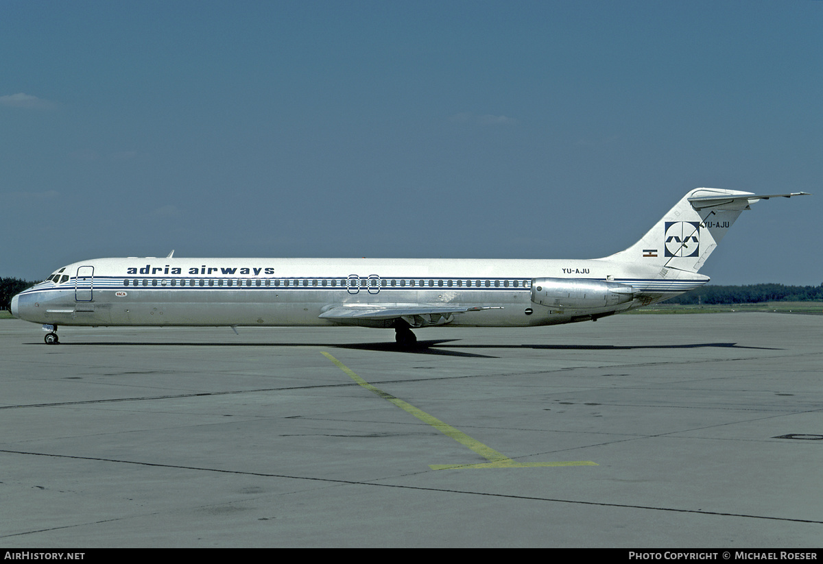 Aircraft Photo of YU-AJU | McDonnell Douglas DC-9-51 | Adria Airways | AirHistory.net #455542
