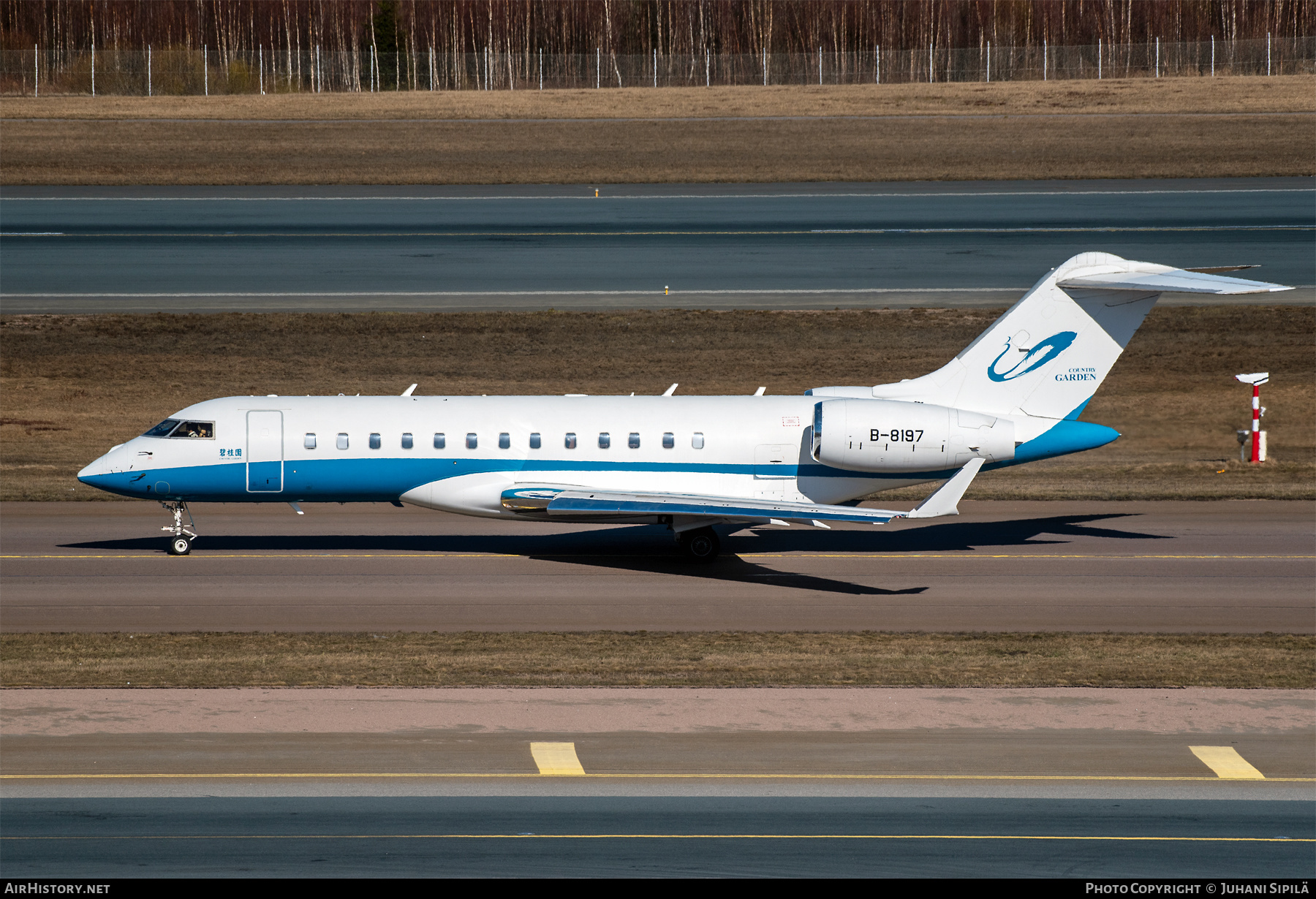 Aircraft Photo of B-8197 | Bombardier Global 6000 (BD-700-1A10) | Country Garden | AirHistory.net #455550