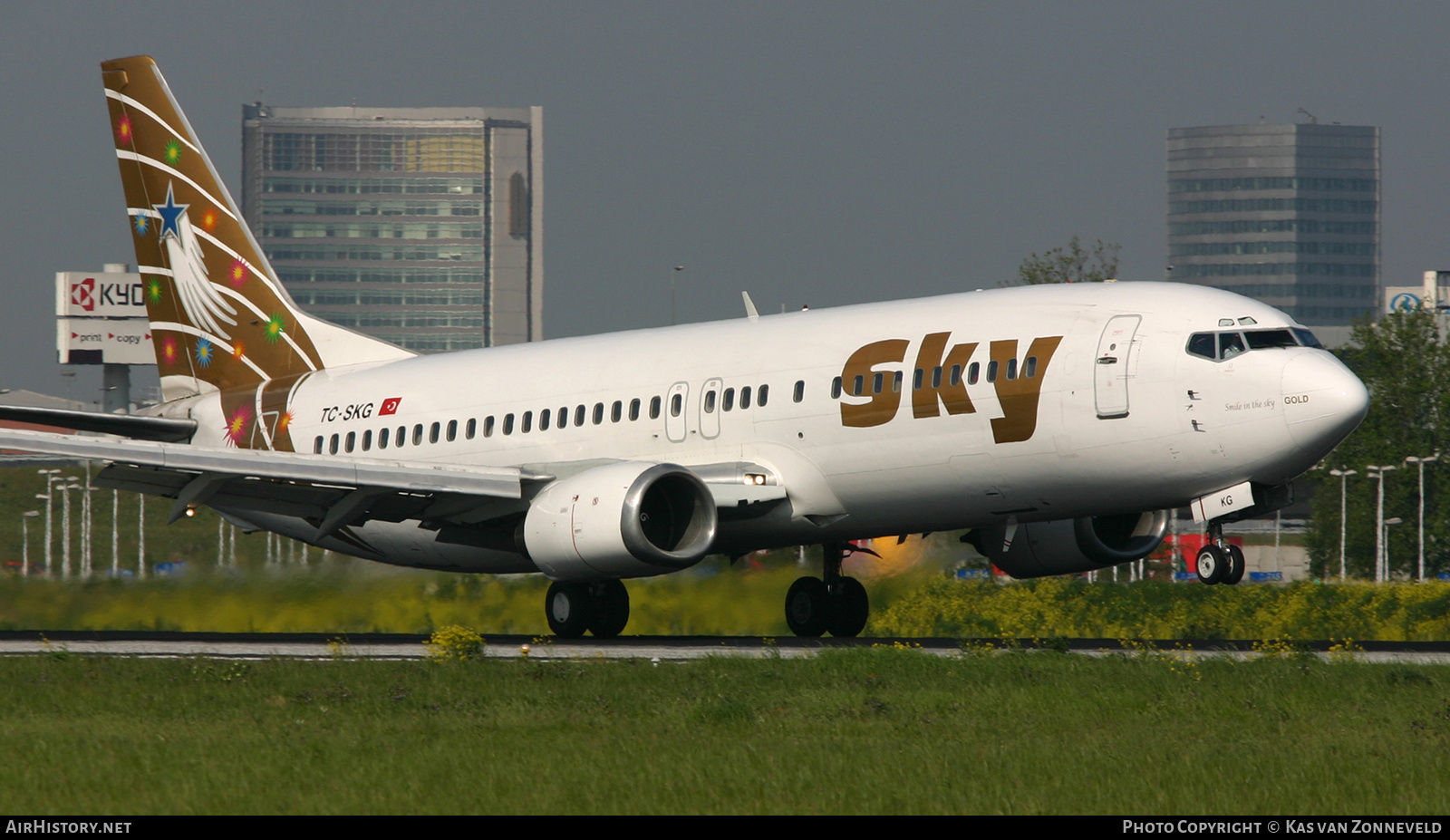 Aircraft Photo of TC-SKG | Boeing 737-4Q8 | Sky Airlines | AirHistory.net #455564