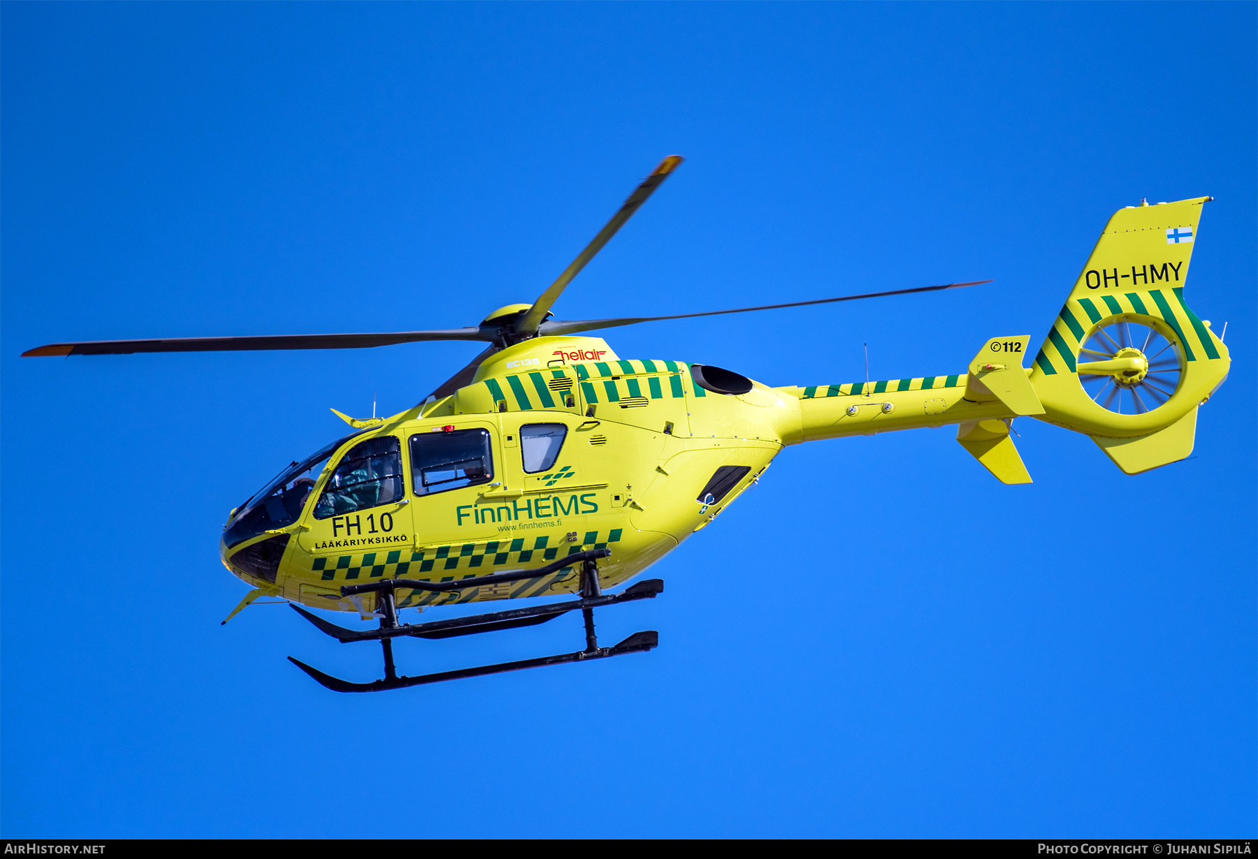 Aircraft Photo of OH-HMY | Eurocopter EC-135P-2+ | FinnHEMS | AirHistory.net #455565