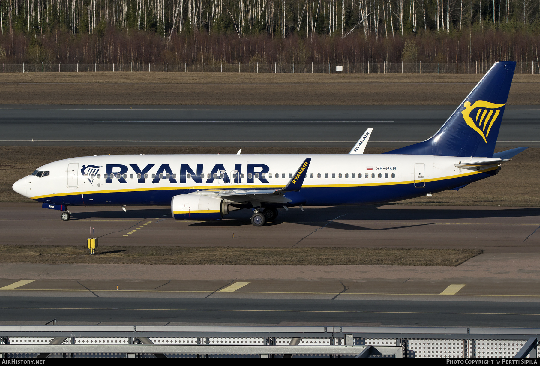 Aircraft Photo of SP-RKM | Boeing 737-800 | Ryanair | AirHistory.net #455572