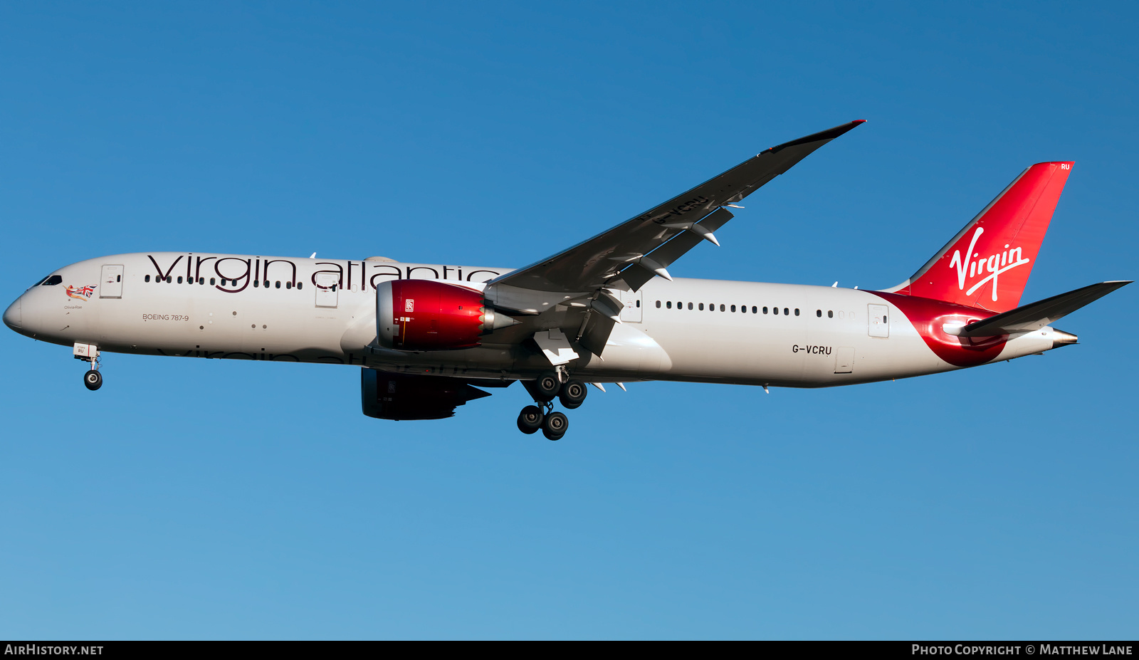 Aircraft Photo of G-VCRU | Boeing 787-9 Dreamliner | Virgin Atlantic Airways | AirHistory.net #455600