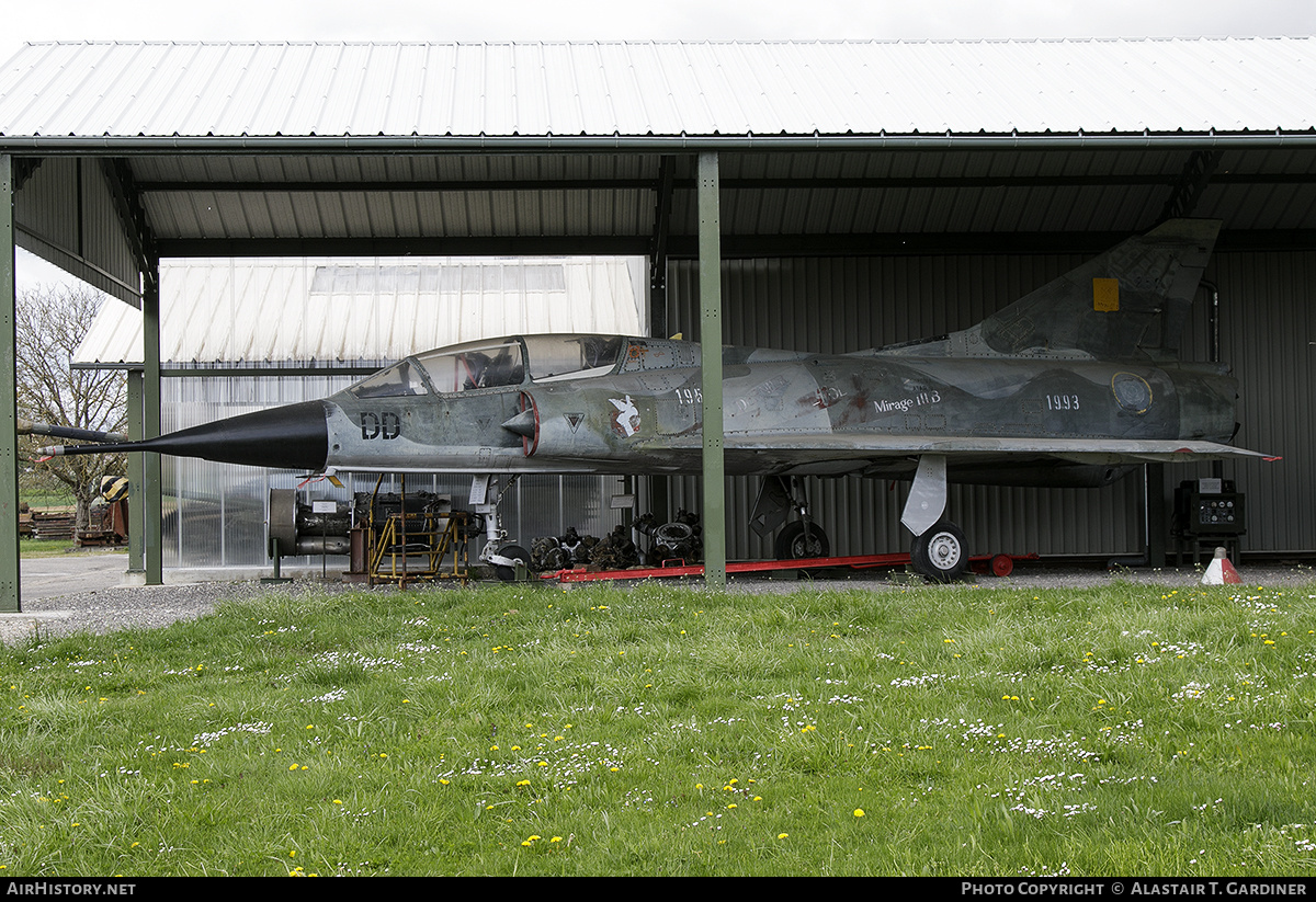 Aircraft Photo of 250 | Dassault Mirage IIIB-RV | France - Air Force | AirHistory.net #455601