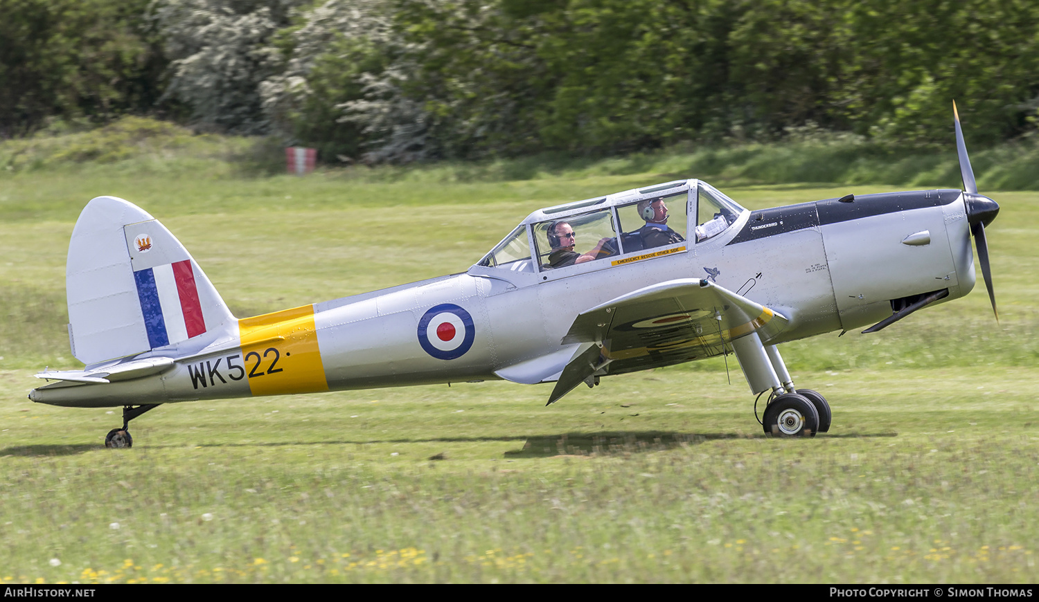 Aircraft Photo of G-BCOU / WK522 | De Havilland DHC-1 Chipmunk Mk22 | UK - Air Force | AirHistory.net #455604
