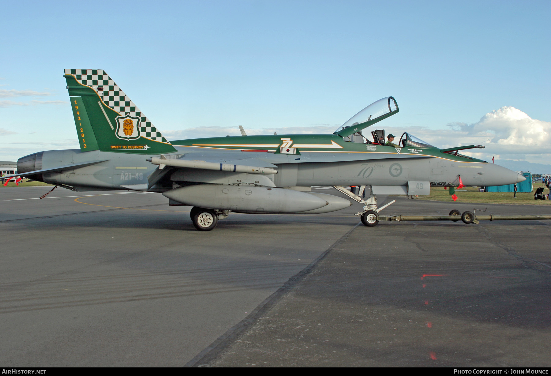 Aircraft Photo of A21-49 | McDonnell Douglas F/A-18A Hornet | Australia - Air Force | AirHistory.net #455639