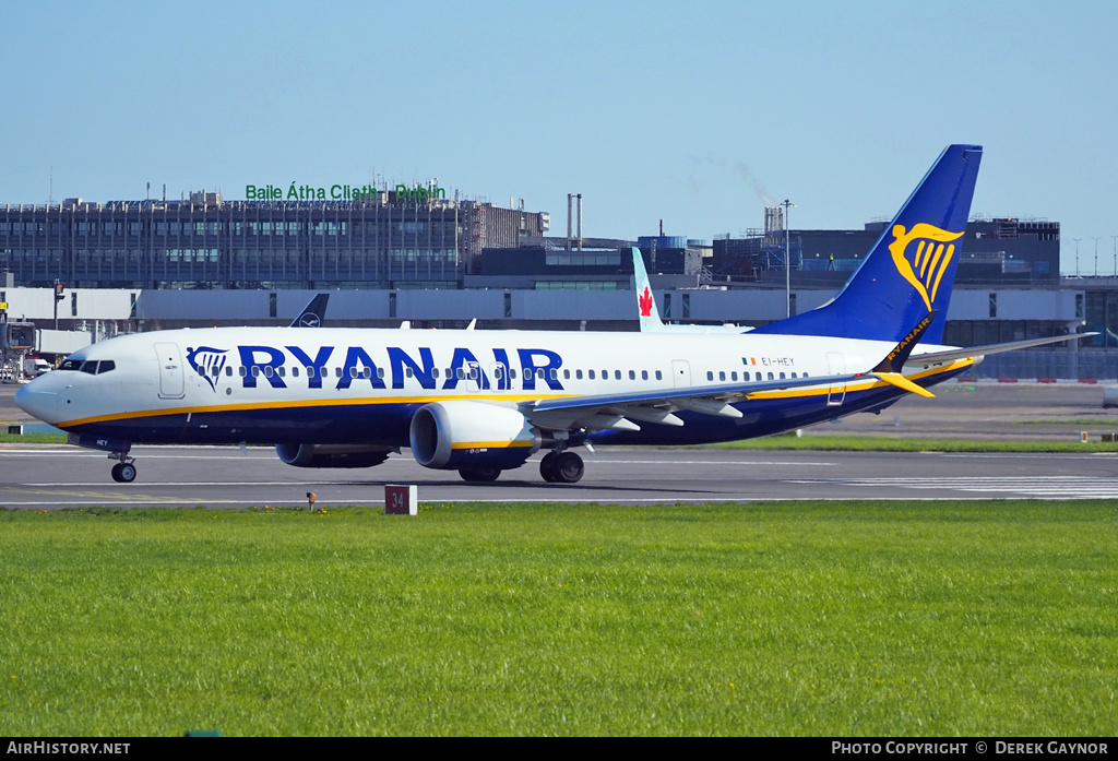 Aircraft Photo of EI-HEY | Boeing 737-8200 Max 200 | Ryanair | AirHistory.net #455654