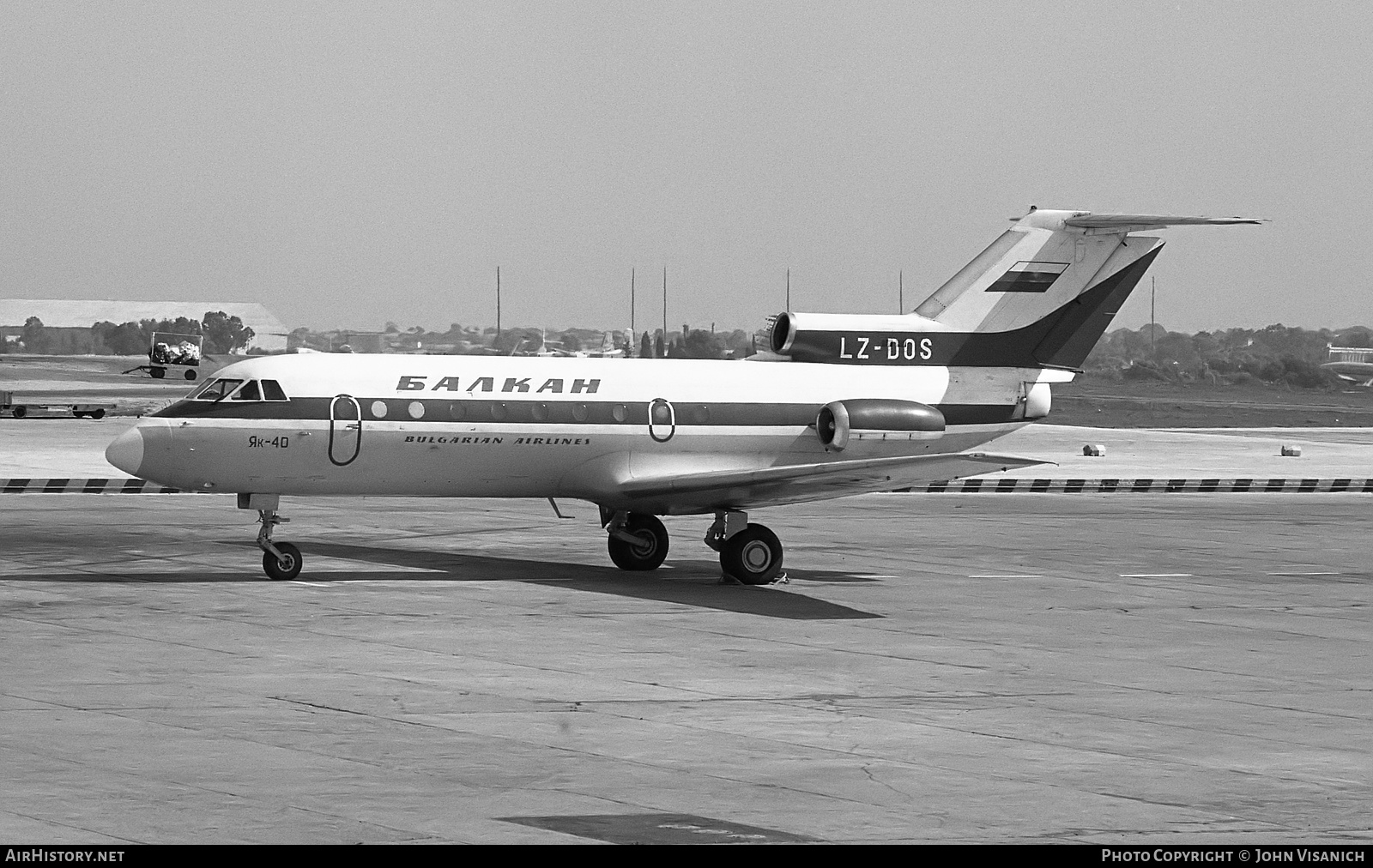 Aircraft Photo of LZ-DOS | Yakovlev Yak-40 | Balkan - Bulgarian Airlines | AirHistory.net #455741