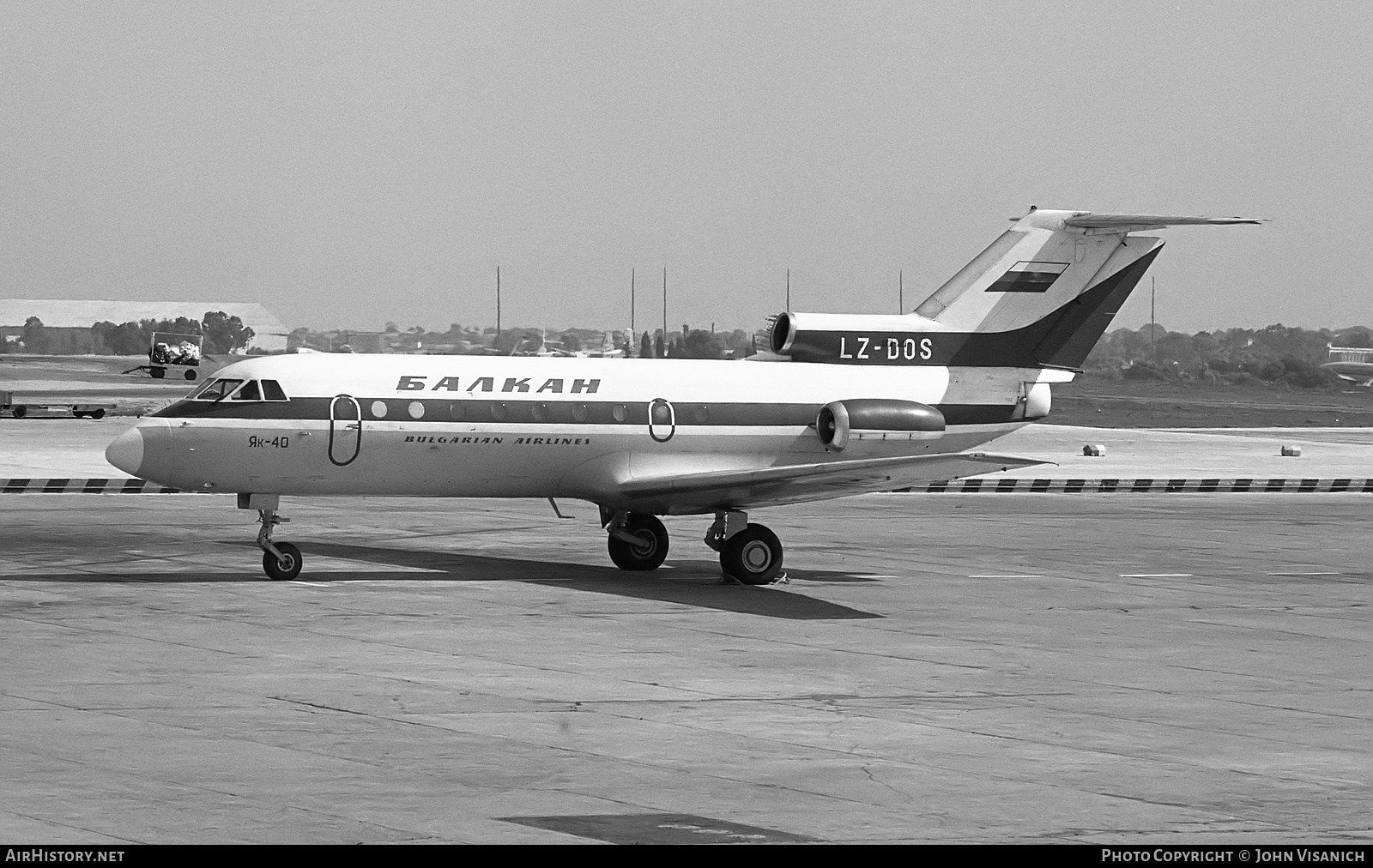 Aircraft Photo of LZ-DOS | Yakovlev Yak-40 | Balkan - Bulgarian Airlines | AirHistory.net #455741