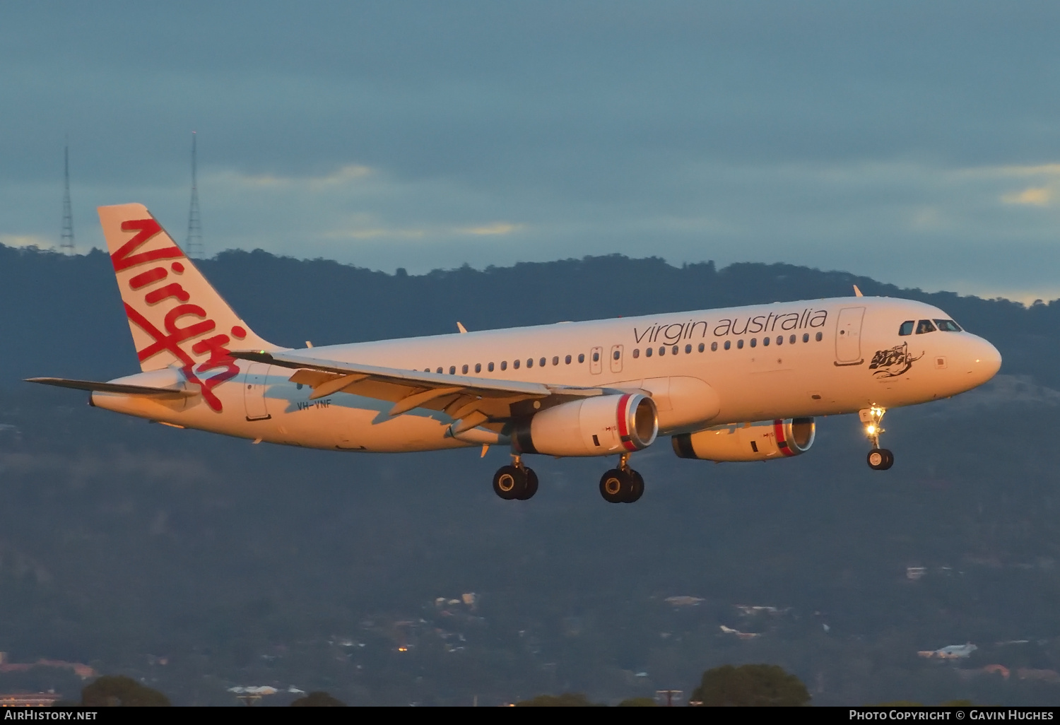 Aircraft Photo of VH-VNF | Airbus A320-232 | Virgin Australia Regional Airlines | AirHistory.net #455763