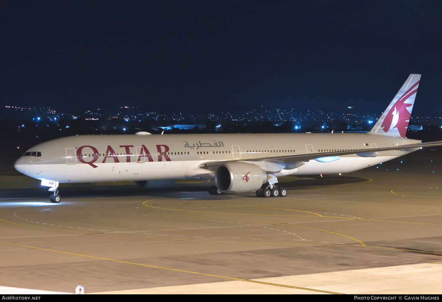 Aircraft Photo of A7-BAM | Boeing 777-3DZ/ER | Qatar Airways | AirHistory.net #455768