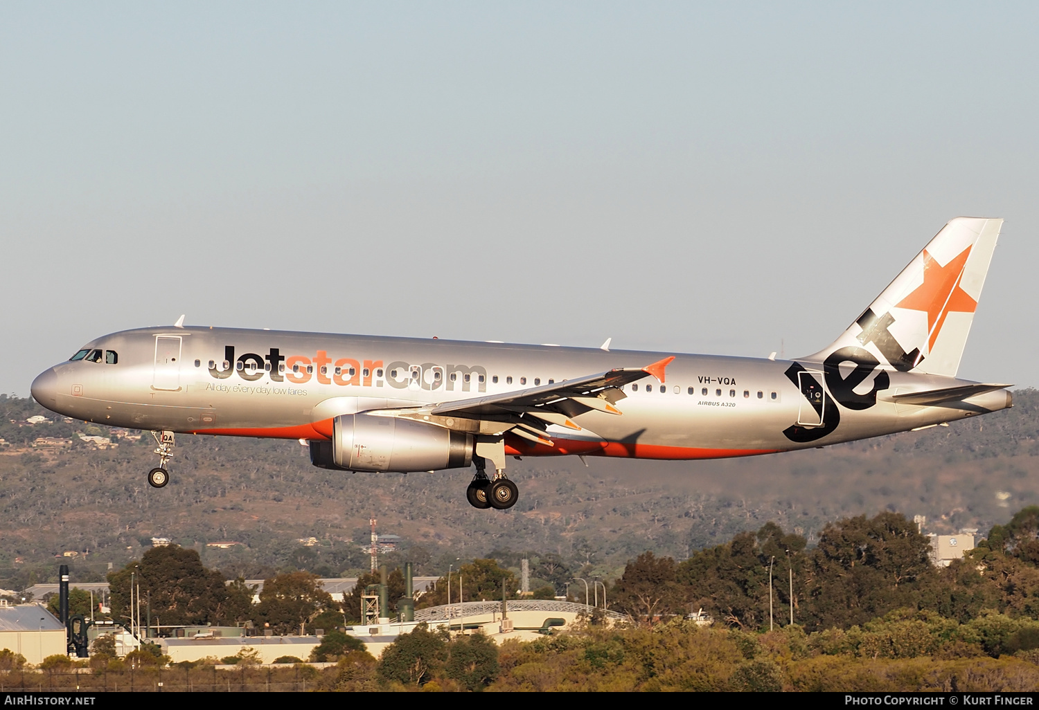 Aircraft Photo of VH-VQA | Airbus A320-232 | Jetstar Airways | AirHistory.net #455780