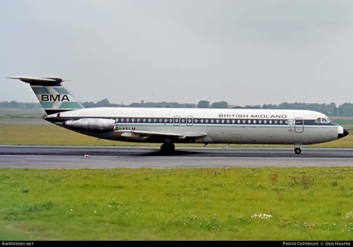 Aircraft Photo of G-AXLM | BAC 111-523FJ One-Eleven | British Midland Airways - BMA | AirHistory.net #455801