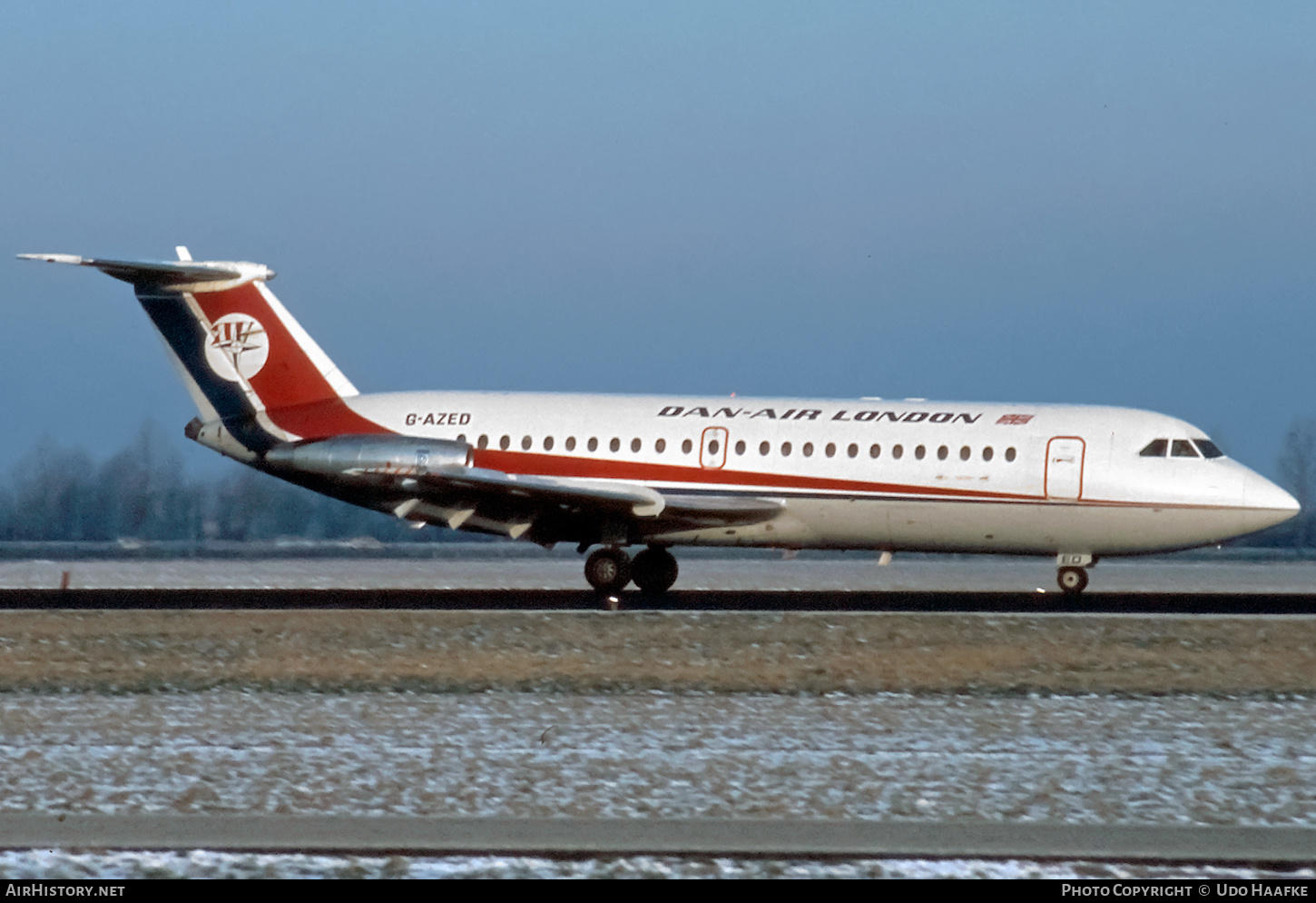Aircraft Photo of G-AZED | BAC 111-414EG One-Eleven | Dan-Air London | AirHistory.net #455837
