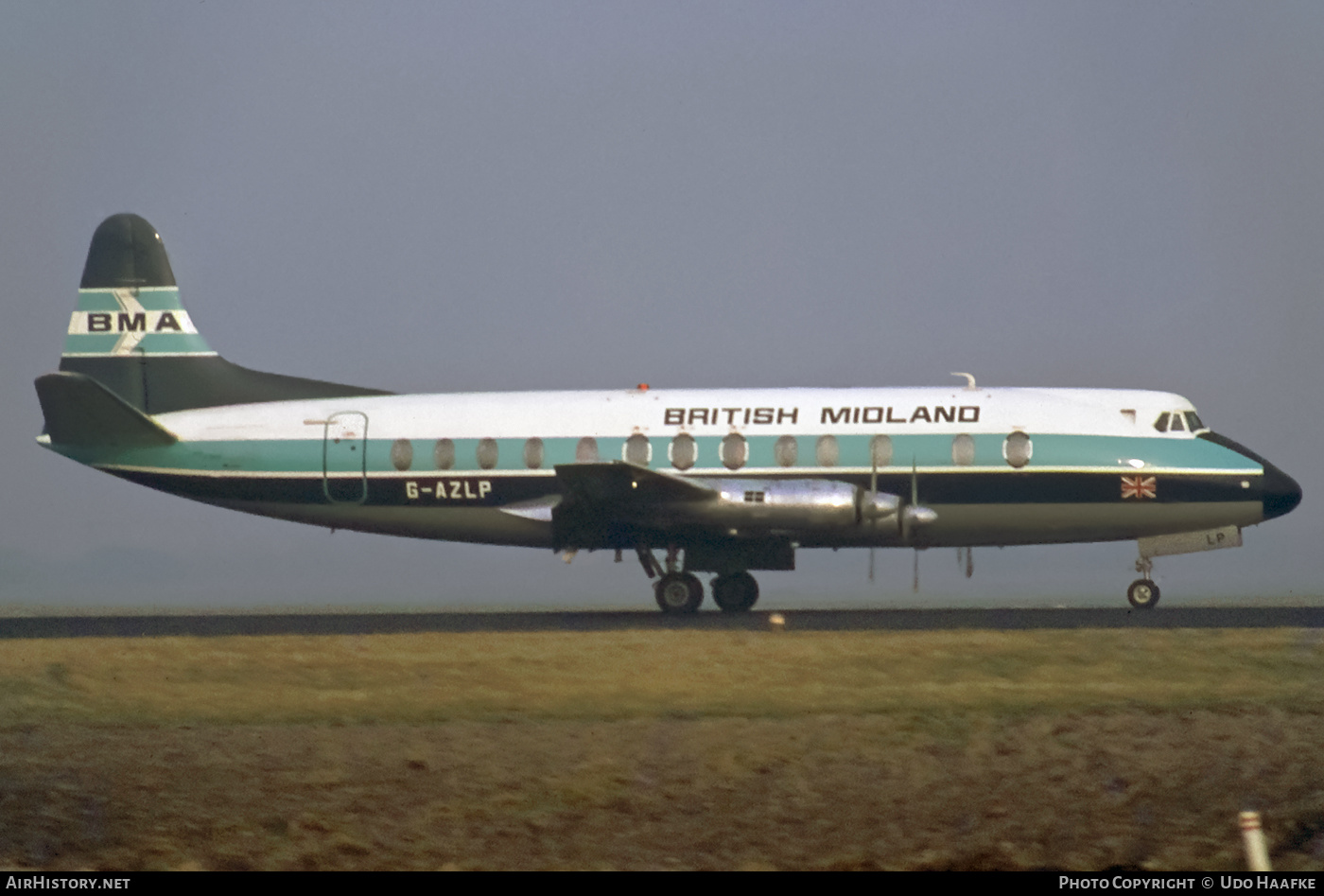Aircraft Photo of G-AZLP | Vickers 813 Viscount | British Midland Airways - BMA | AirHistory.net #455838