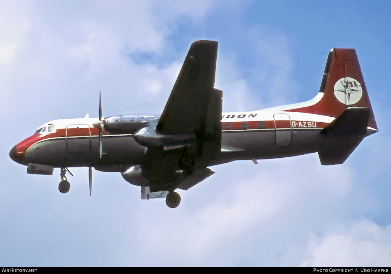 Aircraft Photo of G-AZSU | Hawker Siddeley HS-748 Srs2/232 | Dan-Air London | AirHistory.net #455850