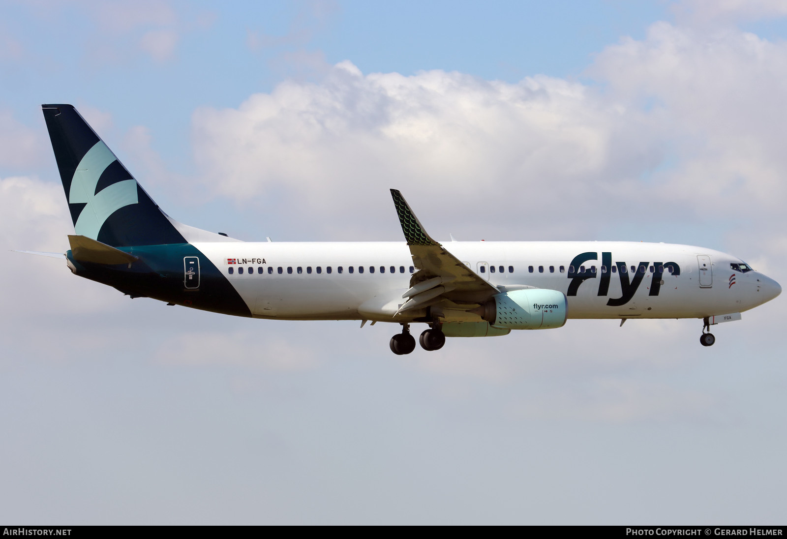 Aircraft Photo of LN-FGA | Boeing 737-82R | Flyr | AirHistory.net #455887
