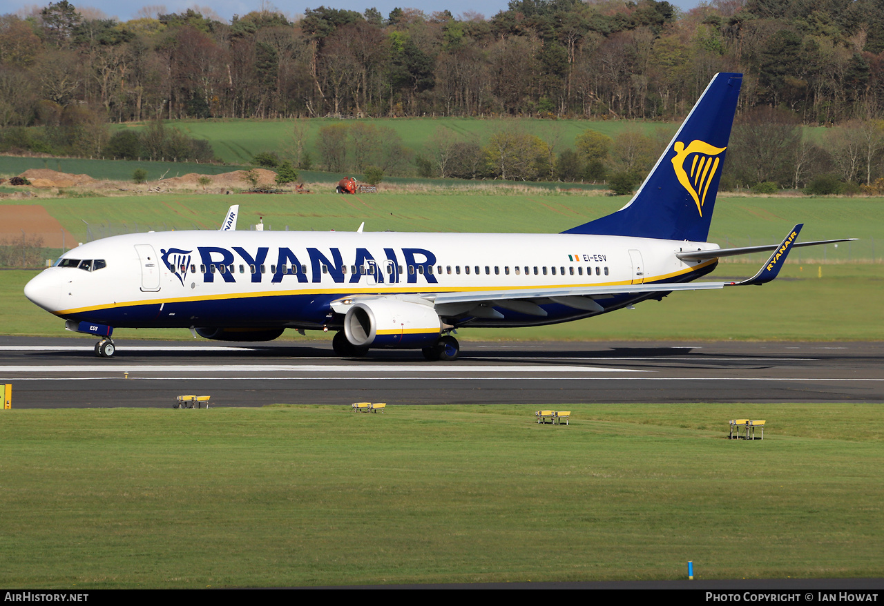 Aircraft Photo of EI-ESV | Boeing 737-8AS | Ryanair | AirHistory.net #455890