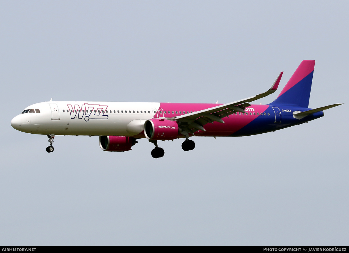 Aircraft Photo of G-WUKM | Airbus A321-271NX | Wizz Air | AirHistory.net #455938