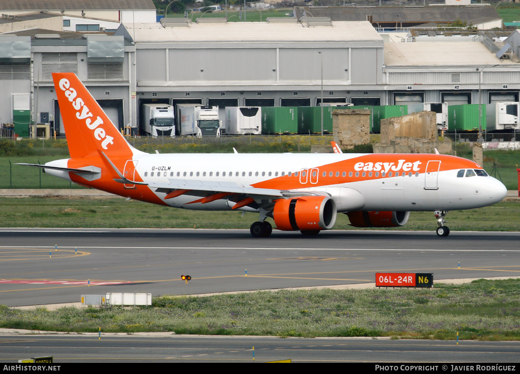 Aircraft Photo of G-UZLM | Airbus A320-251N | EasyJet | AirHistory.net #455957