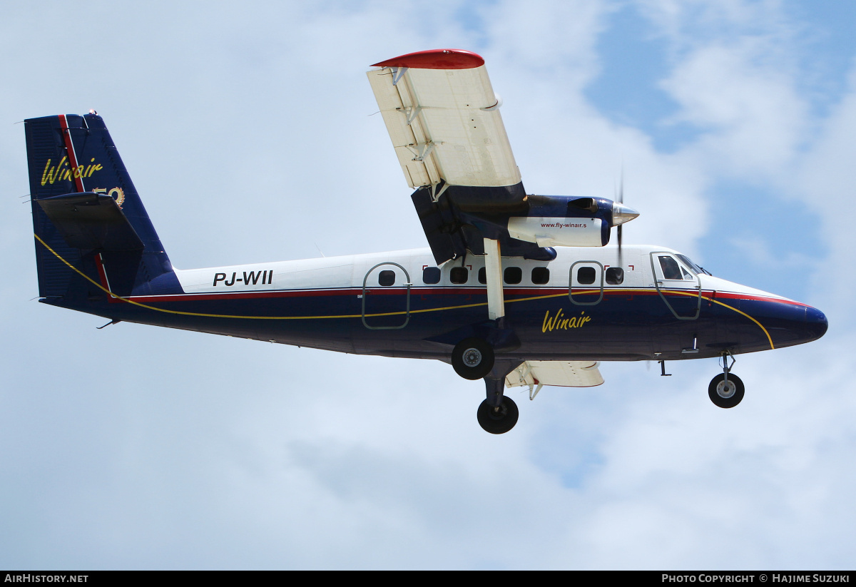 Aircraft Photo of PJ-WII | De Havilland Canada DHC-6-300 Twin Otter | Winair - Windward Islands Airways | AirHistory.net #455959