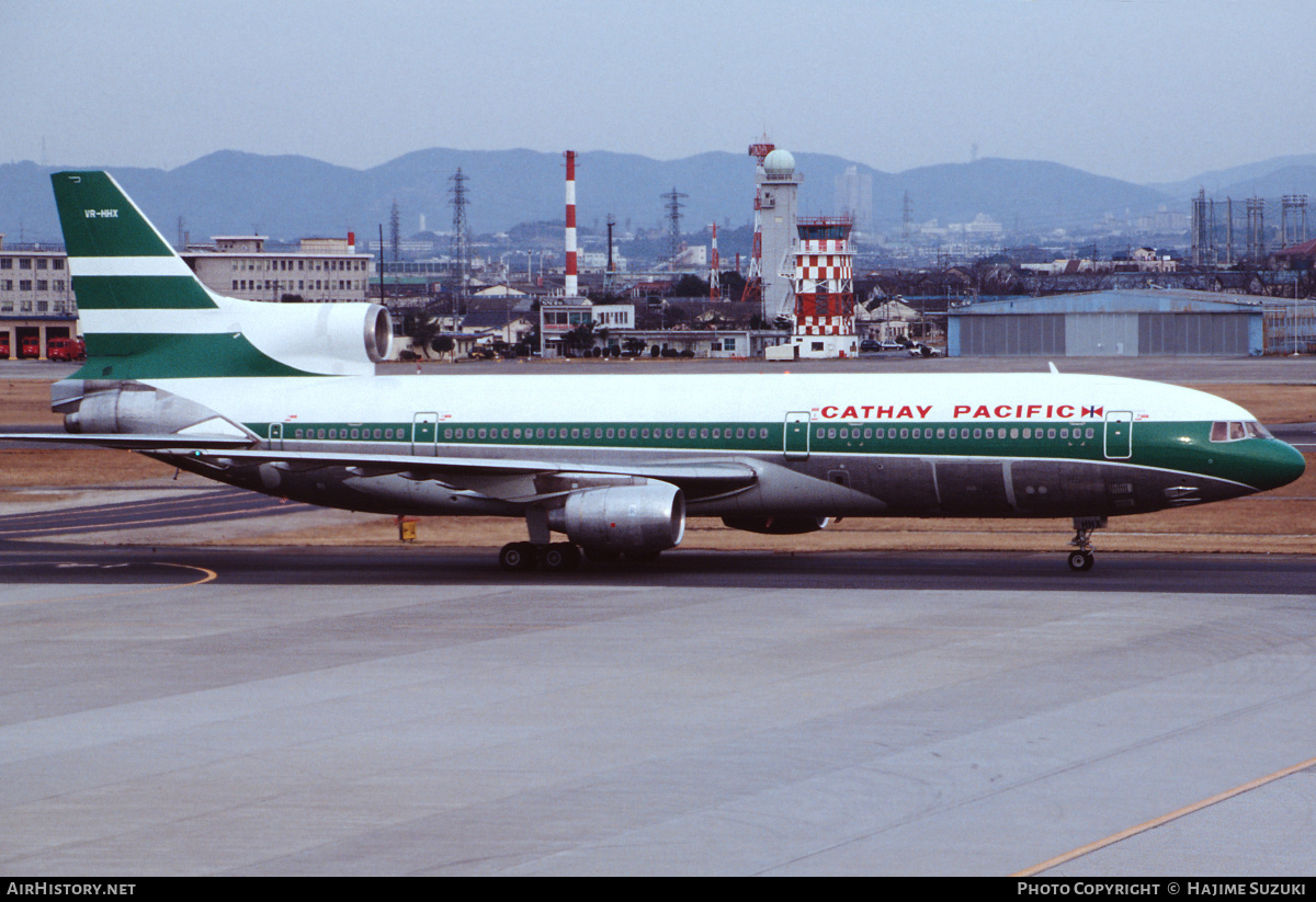 Aircraft Photo of VR-HHX | Lockheed L-1011-385-1 TriStar 1 | Cathay Pacific Airways | AirHistory.net #455962