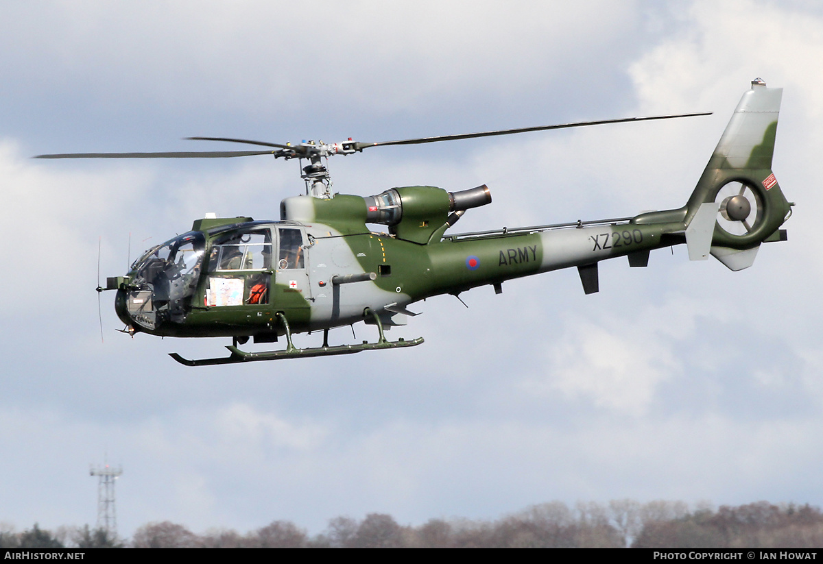 Aircraft Photo of XZ290 | Aerospatiale SA-341B Gazelle AH1 | UK - Army | AirHistory.net #455966