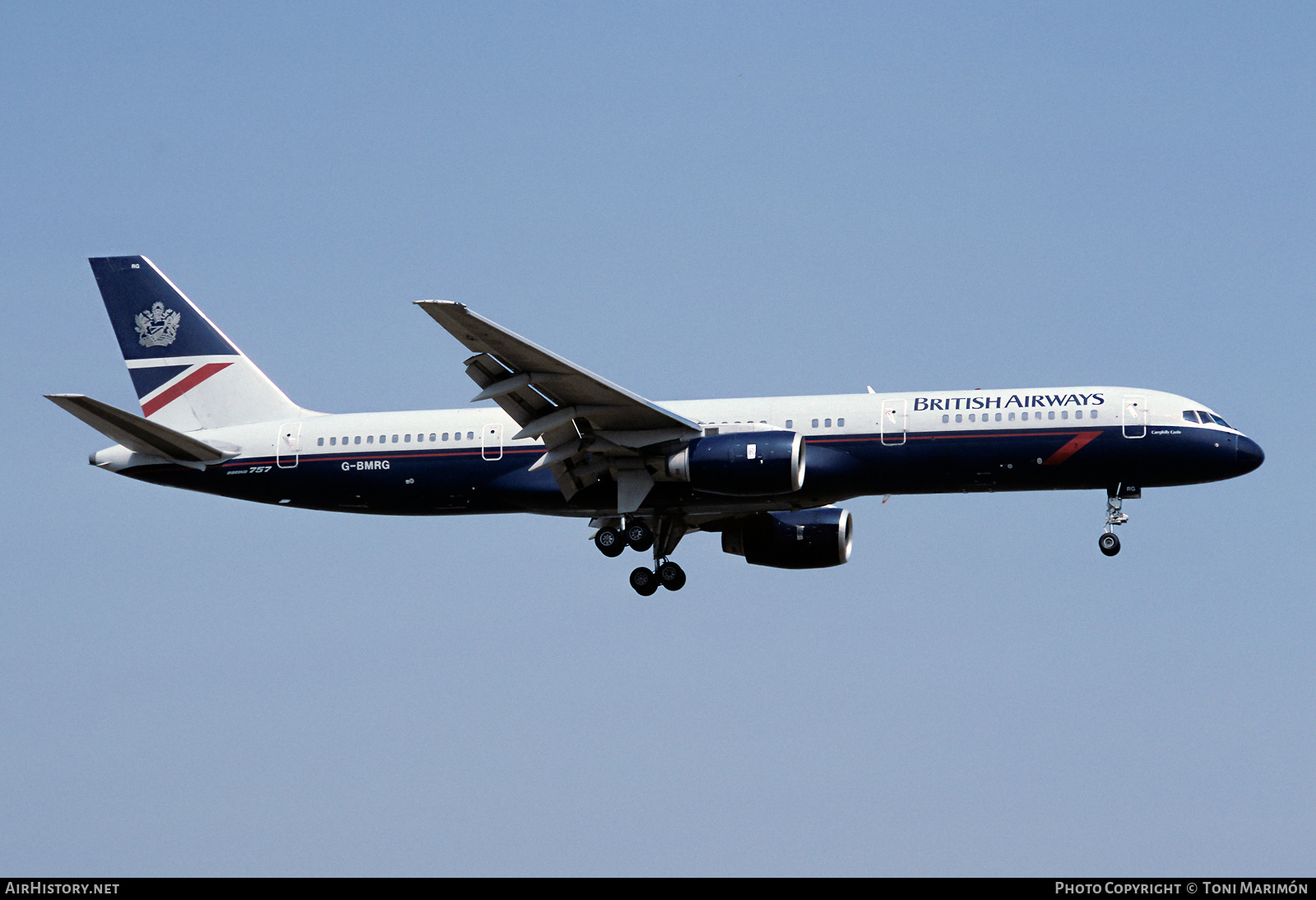Aircraft Photo of G-BMRG | Boeing 757-236 | British Airways | AirHistory.net #456006