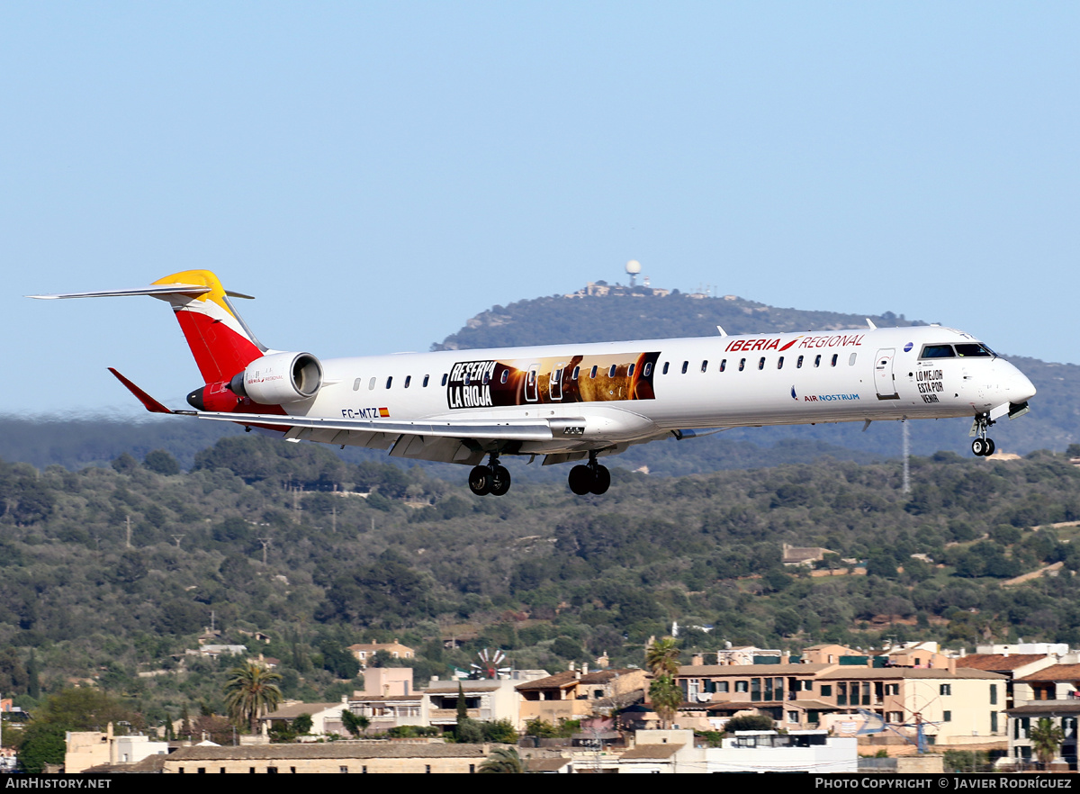 Aircraft Photo of EC-MTZ | Bombardier CRJ-1000 (CL-600-2E25) | Iberia Regional | AirHistory.net #456026