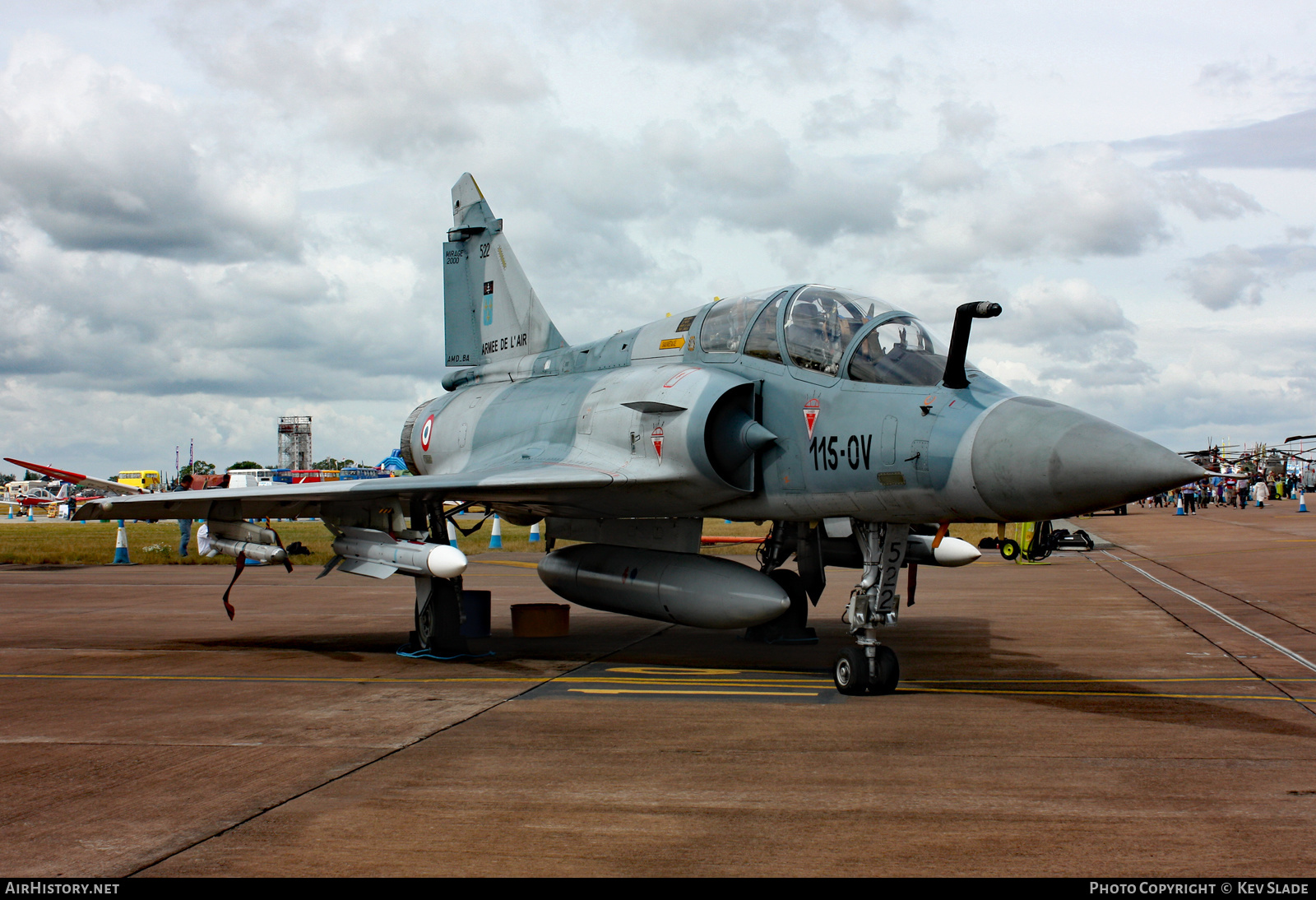 Aircraft Photo of 522 | Dassault Mirage 2000B | France - Air Force | AirHistory.net #456063