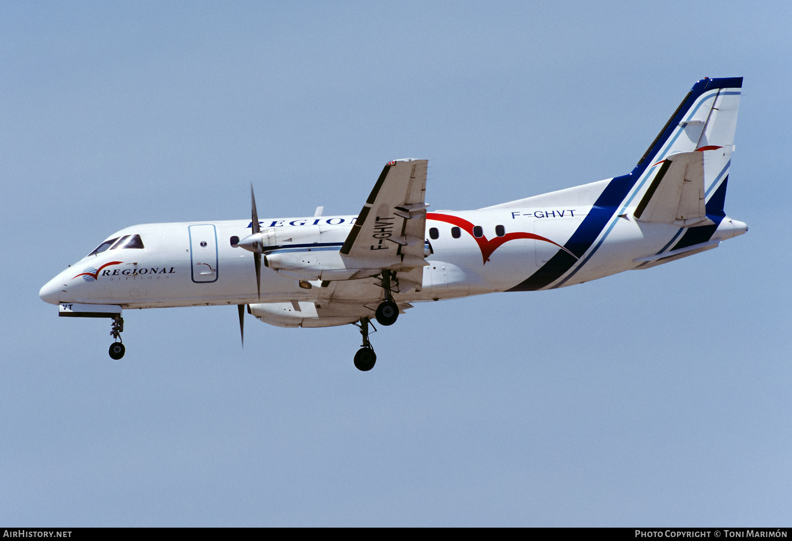 Aircraft Photo of F-GHVT | Saab 340B | Régional Airlines | AirHistory.net #456067