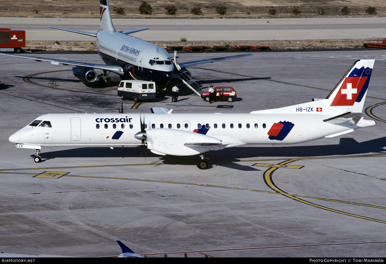 Aircraft Photo of HB-IZK | Saab 2000 | Crossair | AirHistory.net #456069