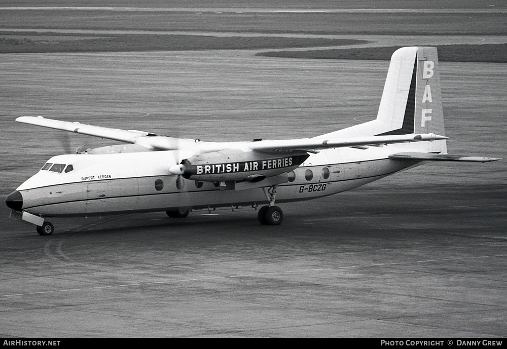 Aircraft Photo of G-BCZG | Handley Page HPR-7 Herald 202 | British Air Ferries - BAF | AirHistory.net #456073