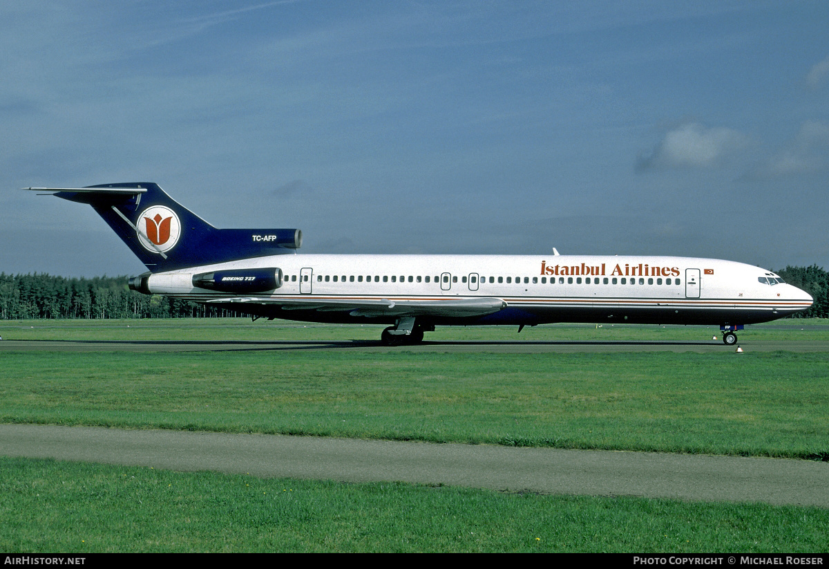 Aircraft Photo of TC-AFP | Boeing 727-230/Adv | Istanbul Airlines | AirHistory.net #456110