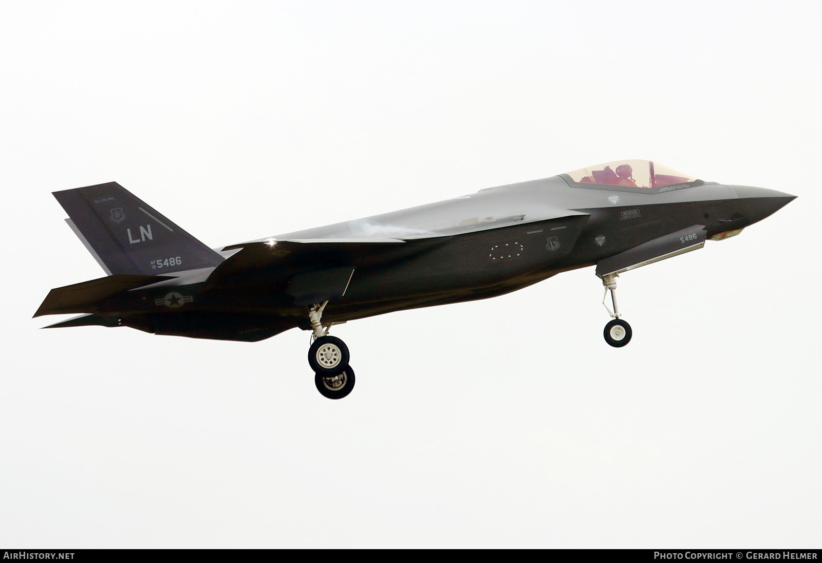 Aircraft Photo of 19-5486 / AF19-5486 | Lockheed Martin F-35A Lightning II | USA - Air Force | AirHistory.net #456137