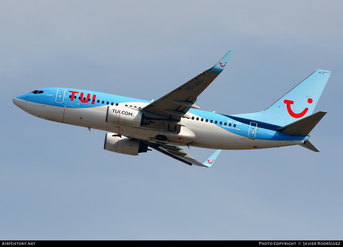 Aircraft Photo of OO-JAS | Boeing 737-7K5 | TUI | AirHistory.net #456140
