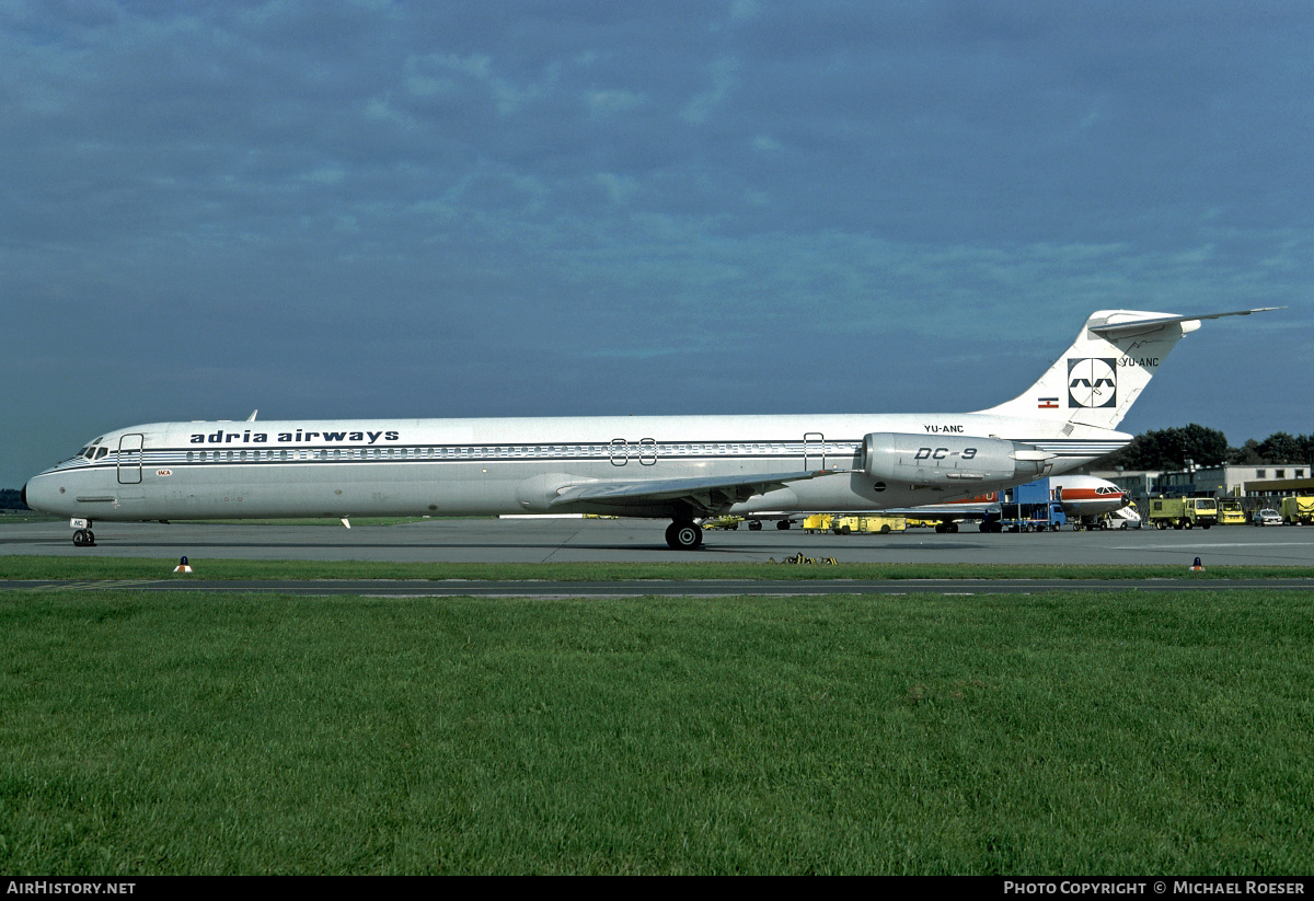 Aircraft Photo of YU-ANC | McDonnell Douglas MD-82 (DC-9-82) | Adria Airways | AirHistory.net #456141