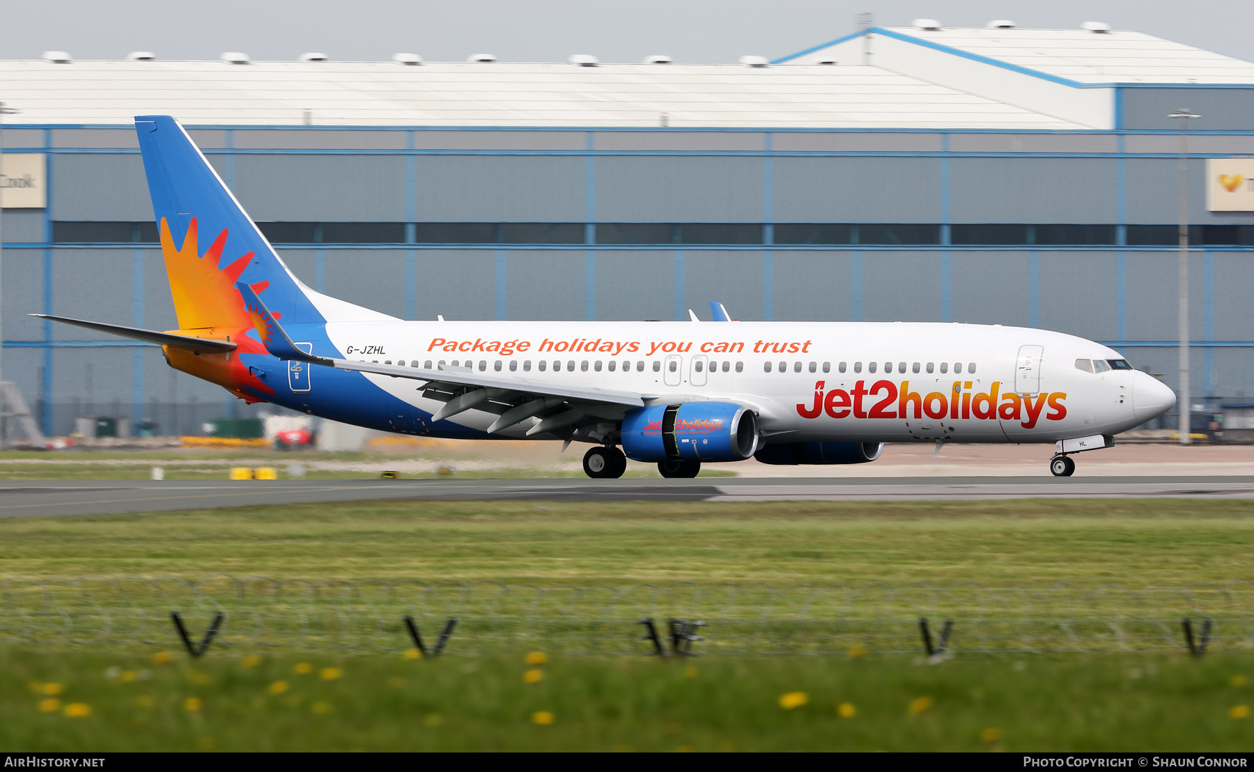 Aircraft Photo of G-JZHL | Boeing 737-800 | Jet2 Holidays | AirHistory.net #456148