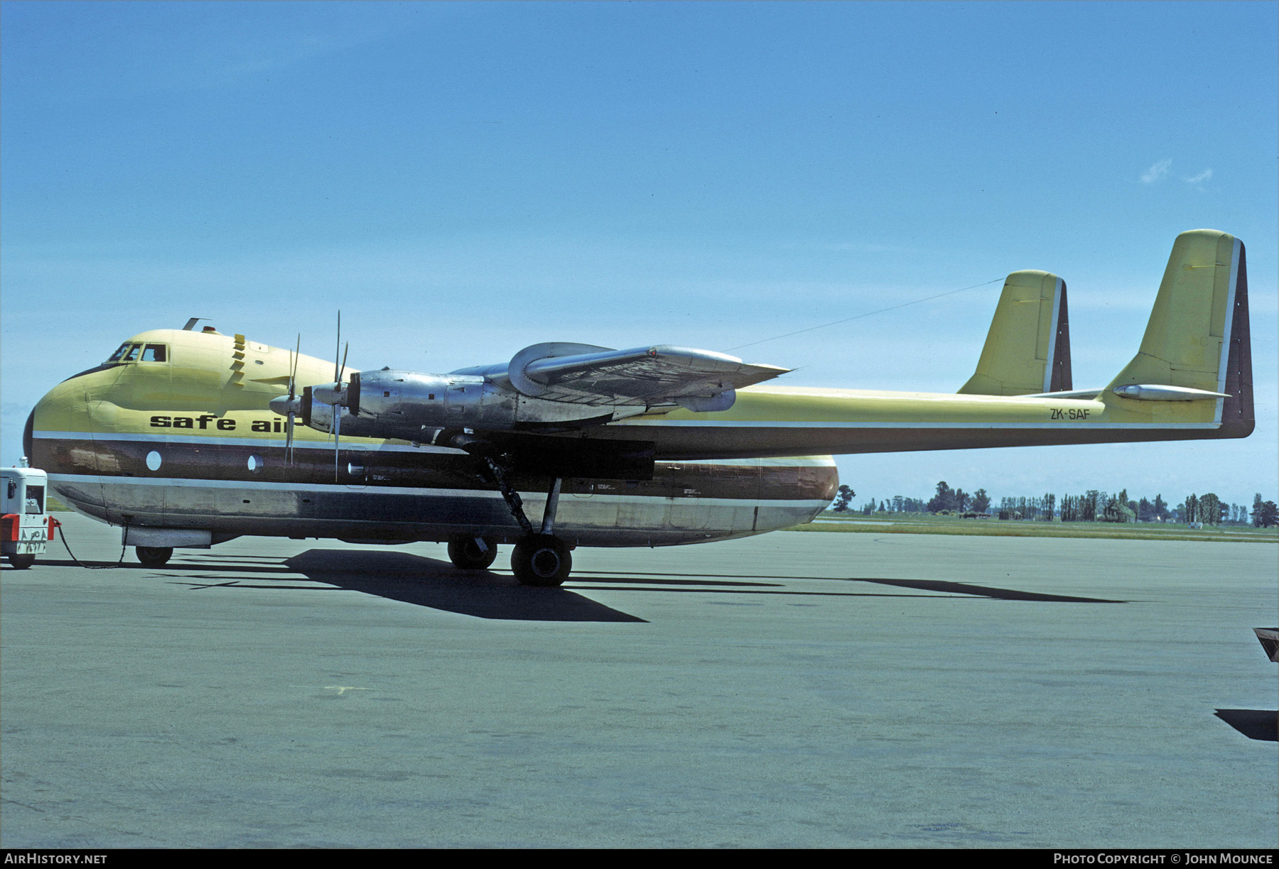 Aircraft Photo of ZK-SAF | Armstrong Whitworth AW-650 Argosy 222 | SAFE Air Cargo - Straits Air Freight Express | AirHistory.net #456149