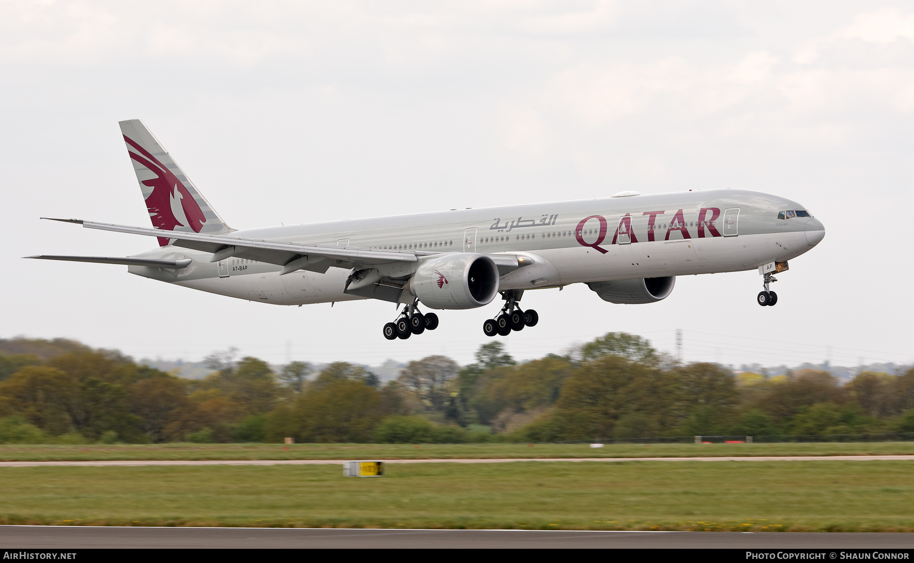 Aircraft Photo of A7-BAP | Boeing 777-3DZ/ER | Qatar Airways | AirHistory.net #456172