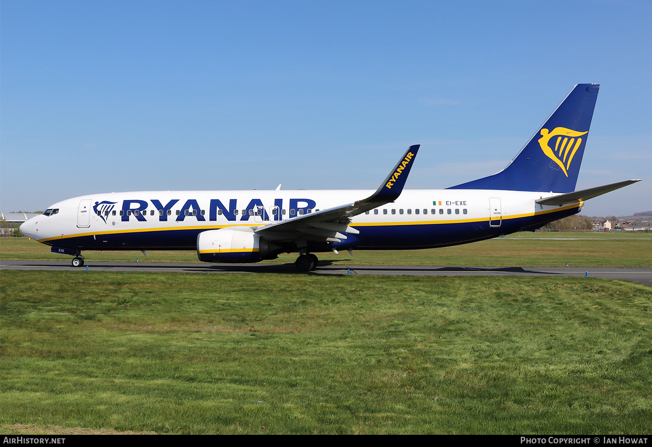 Aircraft Photo of EI-EXE | Boeing 737-8AS | Ryanair | AirHistory.net #456180