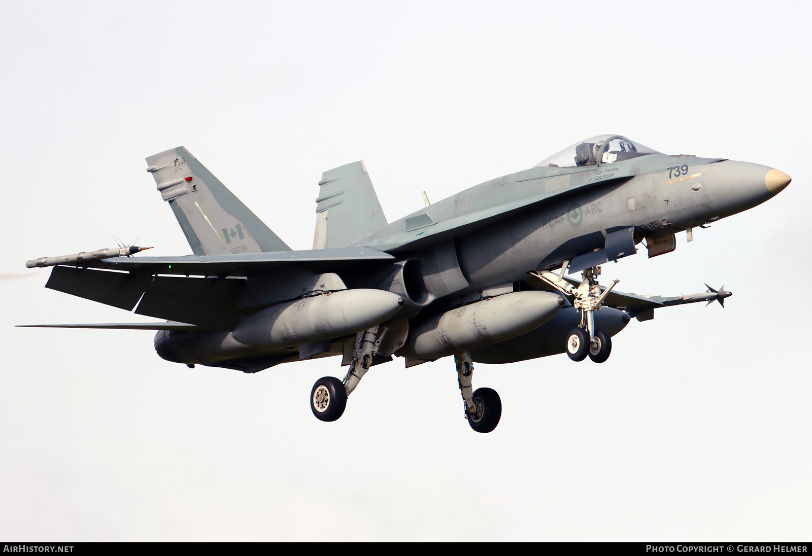 Aircraft Photo of 188739 | McDonnell Douglas CF-188A Hornet | Canada - Air Force | AirHistory.net #456181