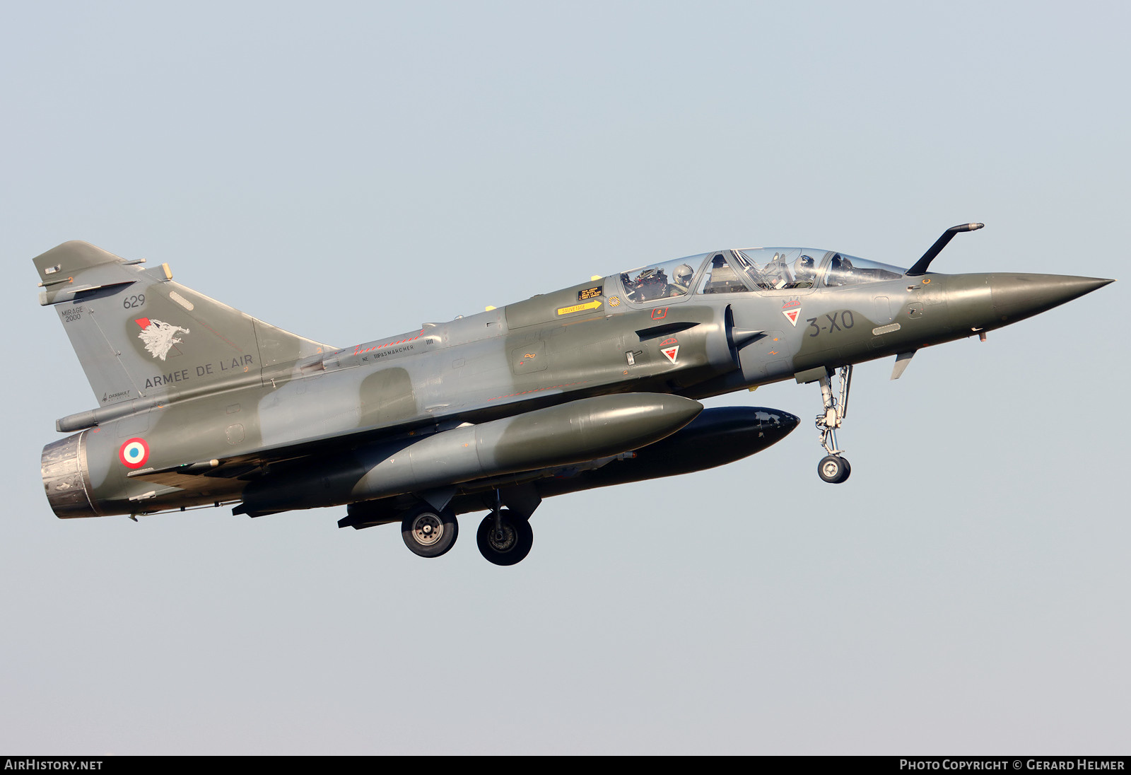 Aircraft Photo of 629 | Dassault Mirage 2000D | France - Air Force | AirHistory.net #456206