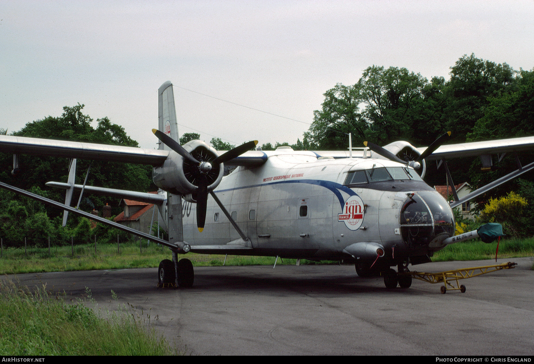 Aircraft Photo of F-BHOO | Hurel-Dubois HD-34 | IGN - Institut Géographique National | AirHistory.net #456224