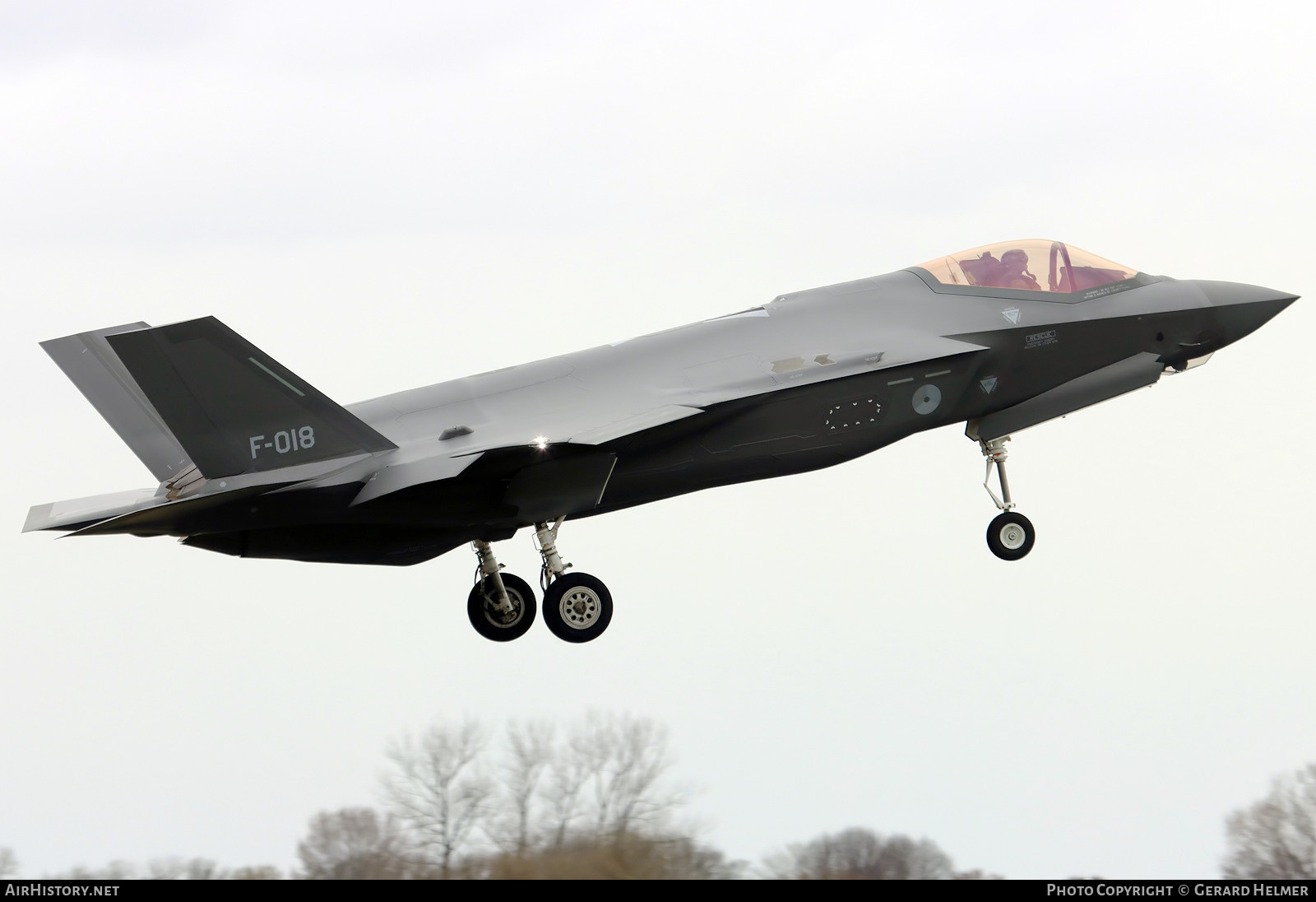 Aircraft Photo of F-018 | Lockheed Martin F-35A Lightning II | Netherlands - Air Force | AirHistory.net #456228